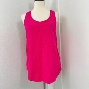 Michael Stars Small Neon Pink Sleeveless Tank Top